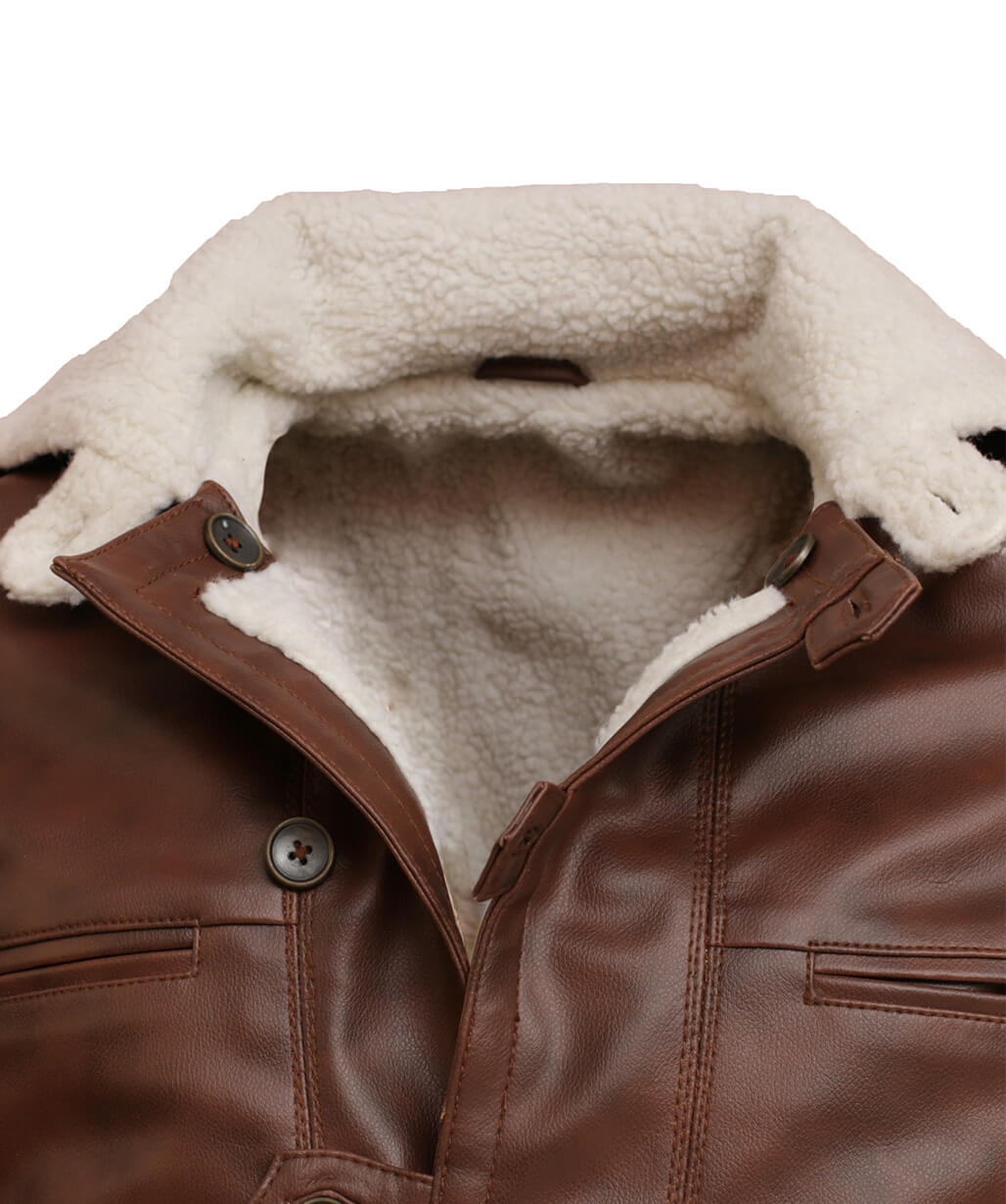 Bane Brown Leather Coat