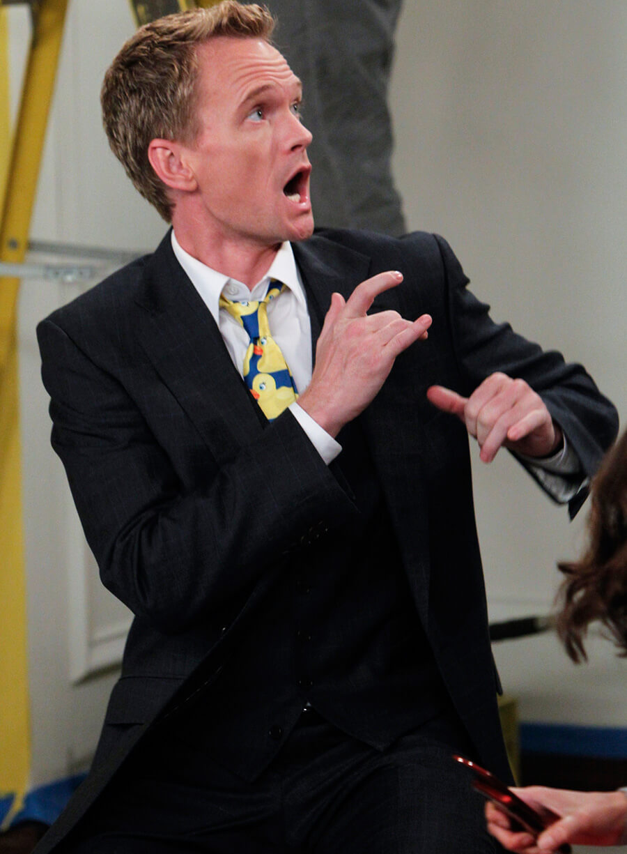 Barney Stinson How I Met Your Mother S01 Black Blazer