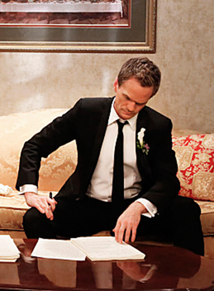 Barney Stinson How I Met Your Mother Season 9 Black Blazer