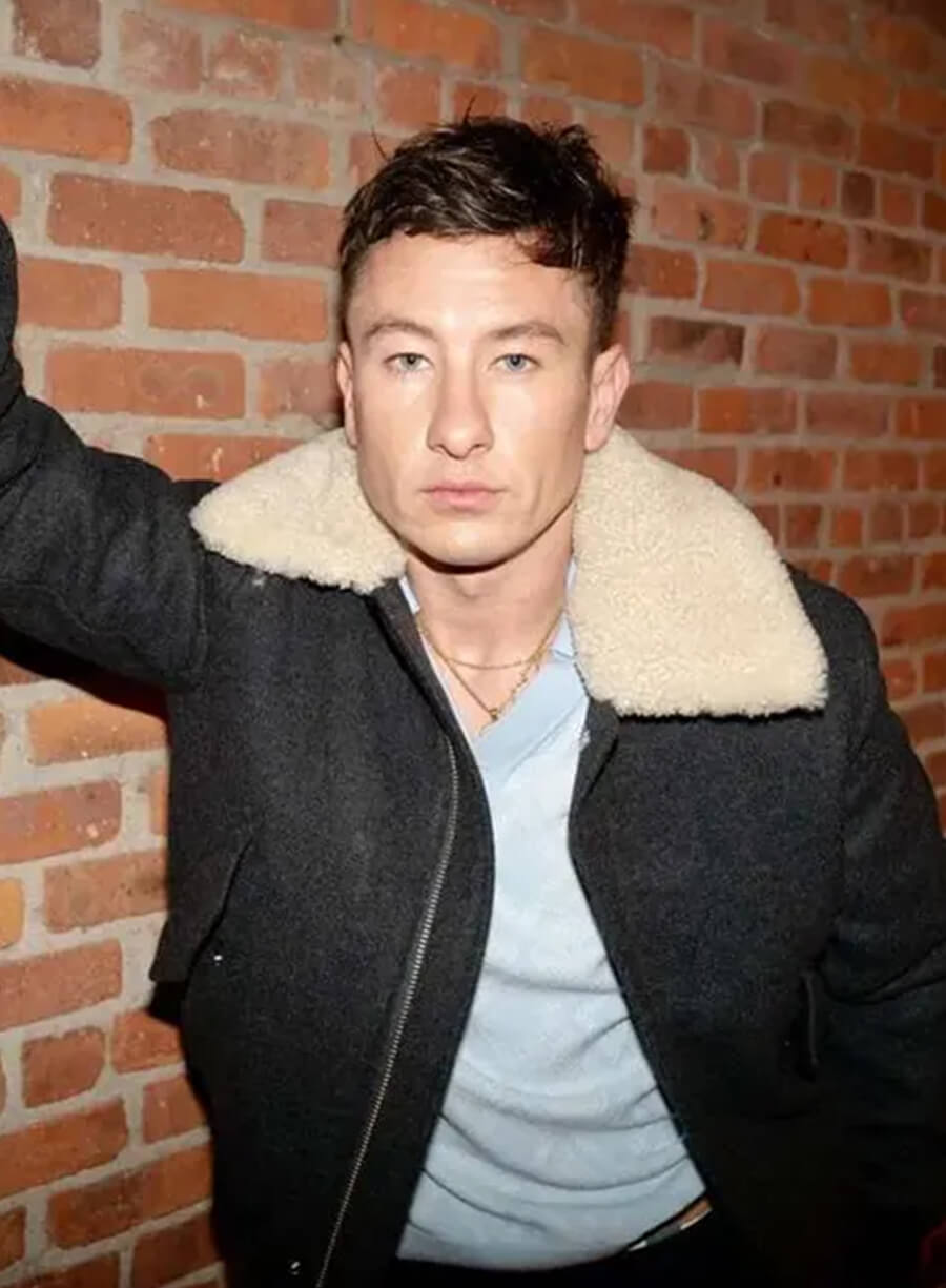 Barry Keoghan Black Wool Jacket