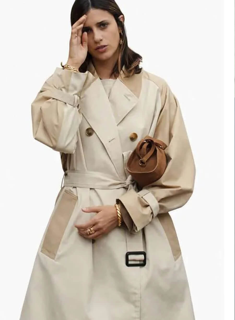 Benedetta Porcaroli The Gentlemen S02 Cotton Trench Coat