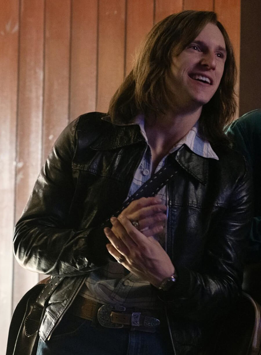 Bernie Taupin Rocketman Black Leather Jacket