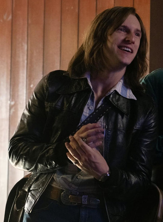 Bernie Taupin Rocketman Black Leather Jacket