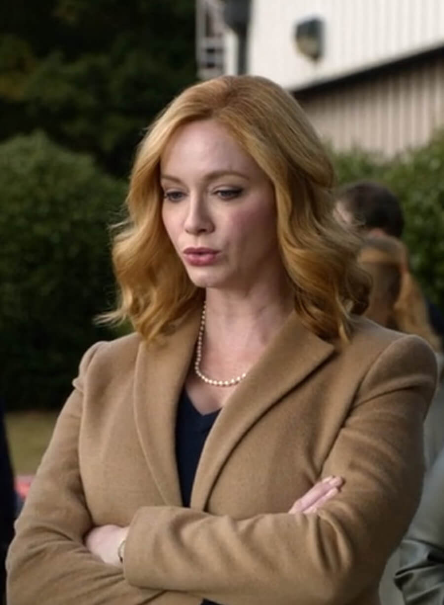 Beth Boland Good Girls Beige Wool Coat