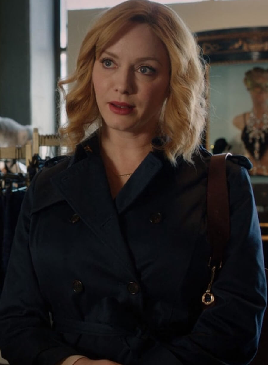 Beth Boland Good Girls Blue Wool Coat