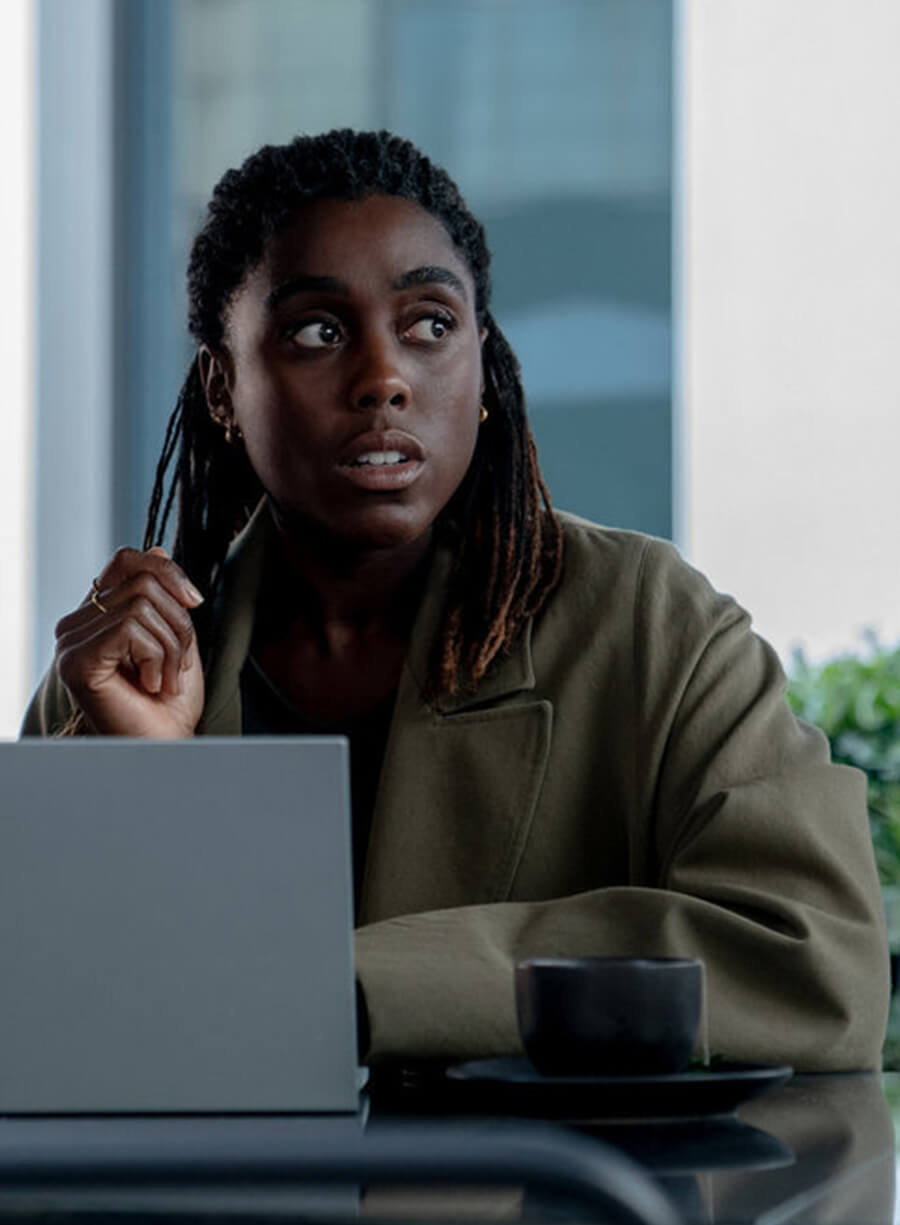 Bianca Pullman The Day of the Jackal Green Coat