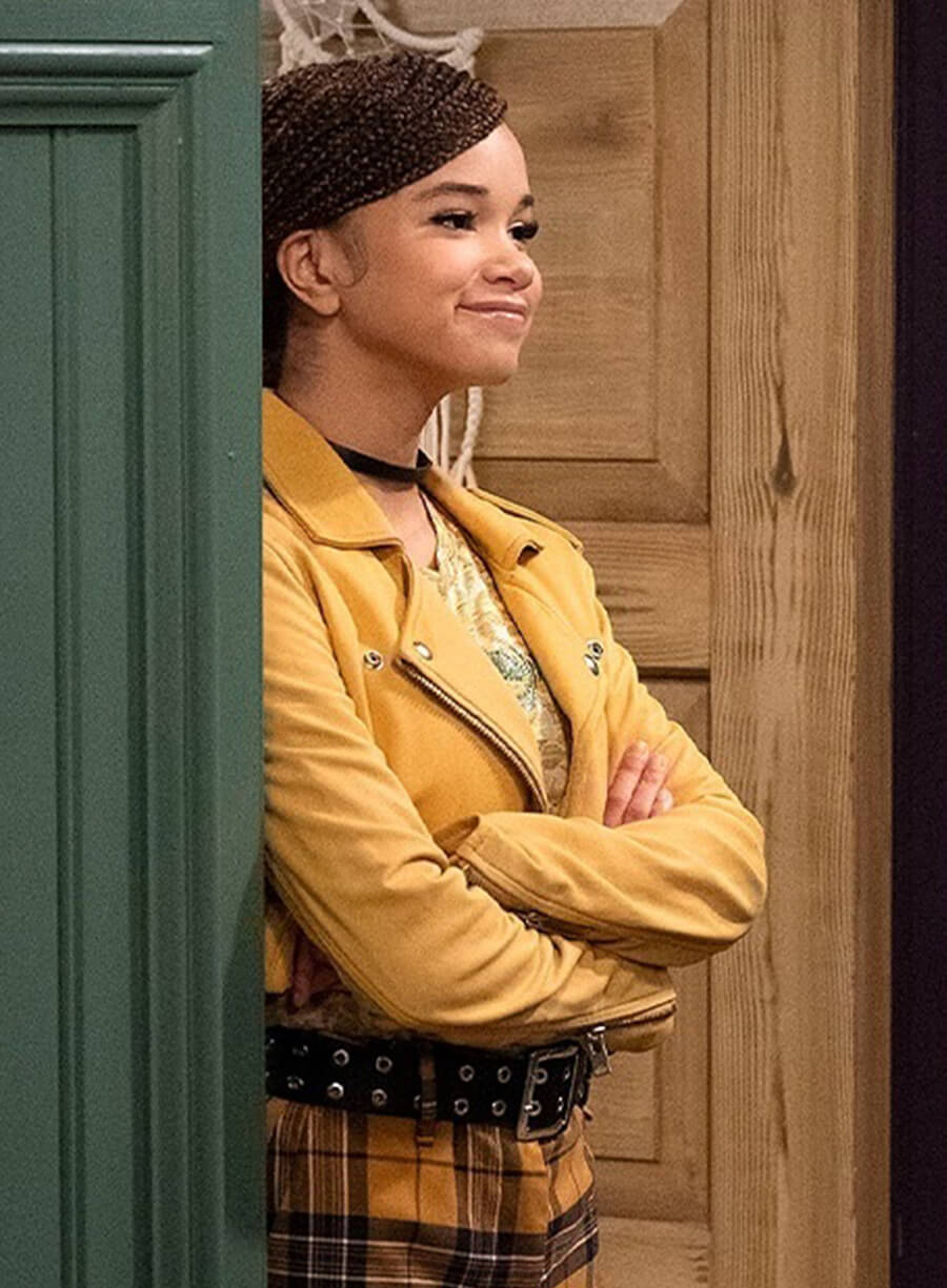 Billie Wizards Beyond Waverly Place Biker Leather Jacket