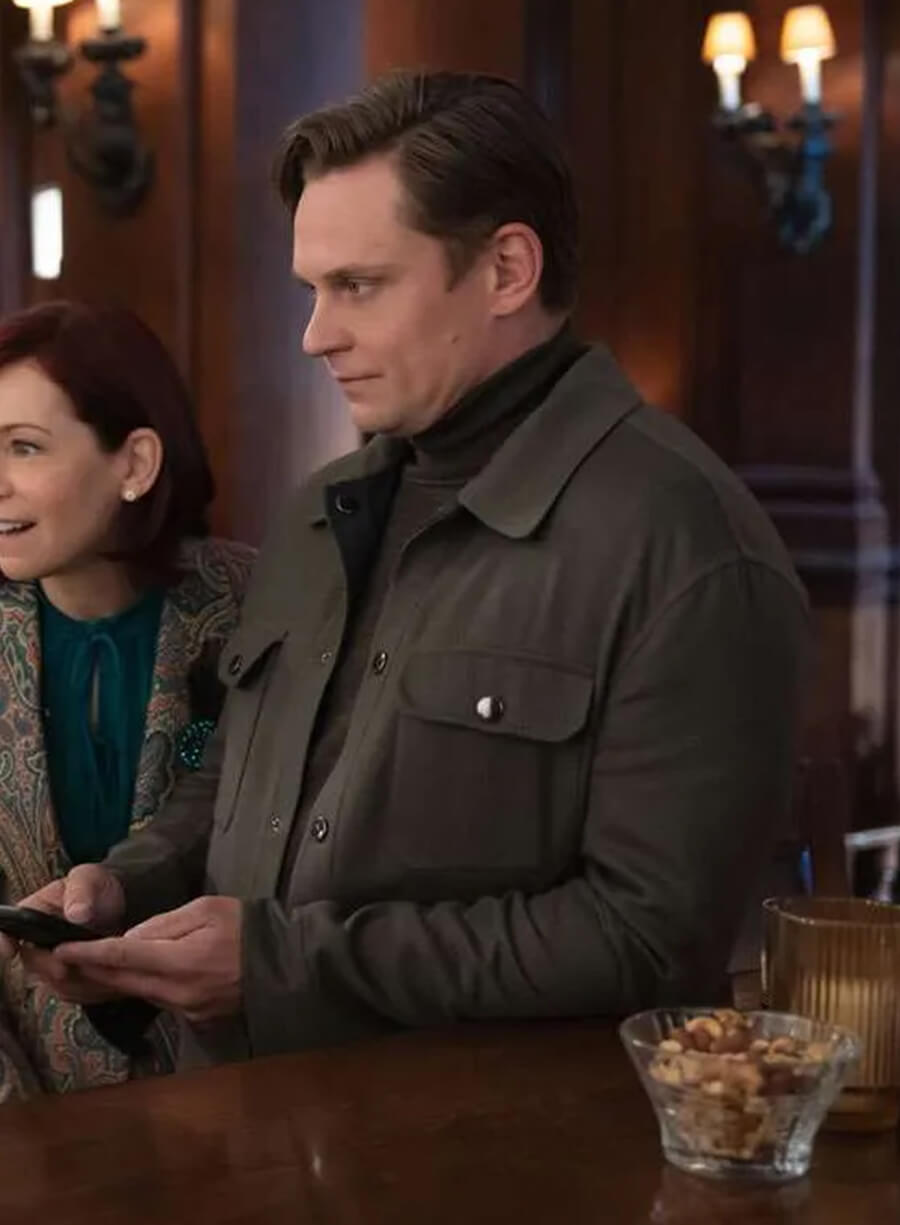 Billy Magnussen Elsbeth S02 Grey Jacket