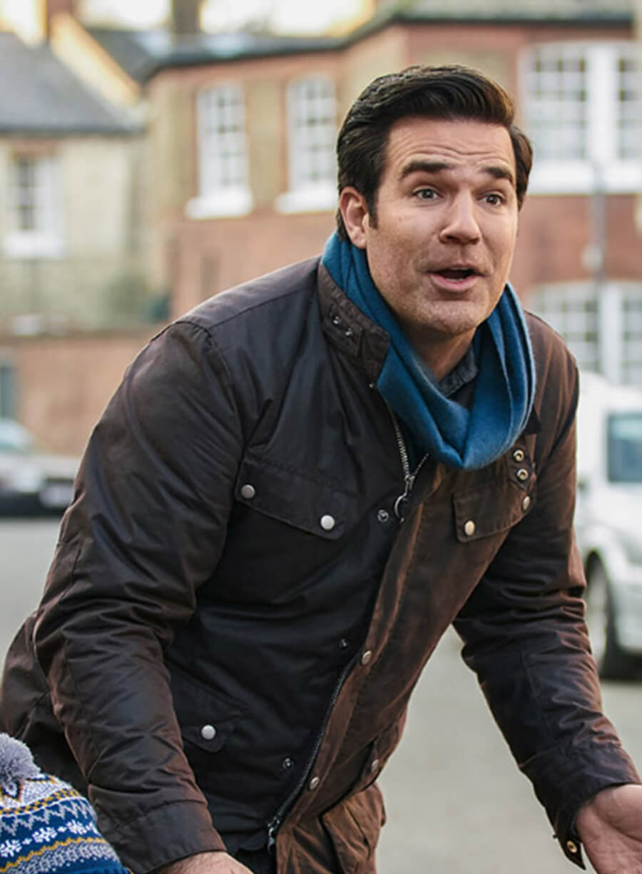 Black Mirror S06 Rob Delaney Brown Jacket