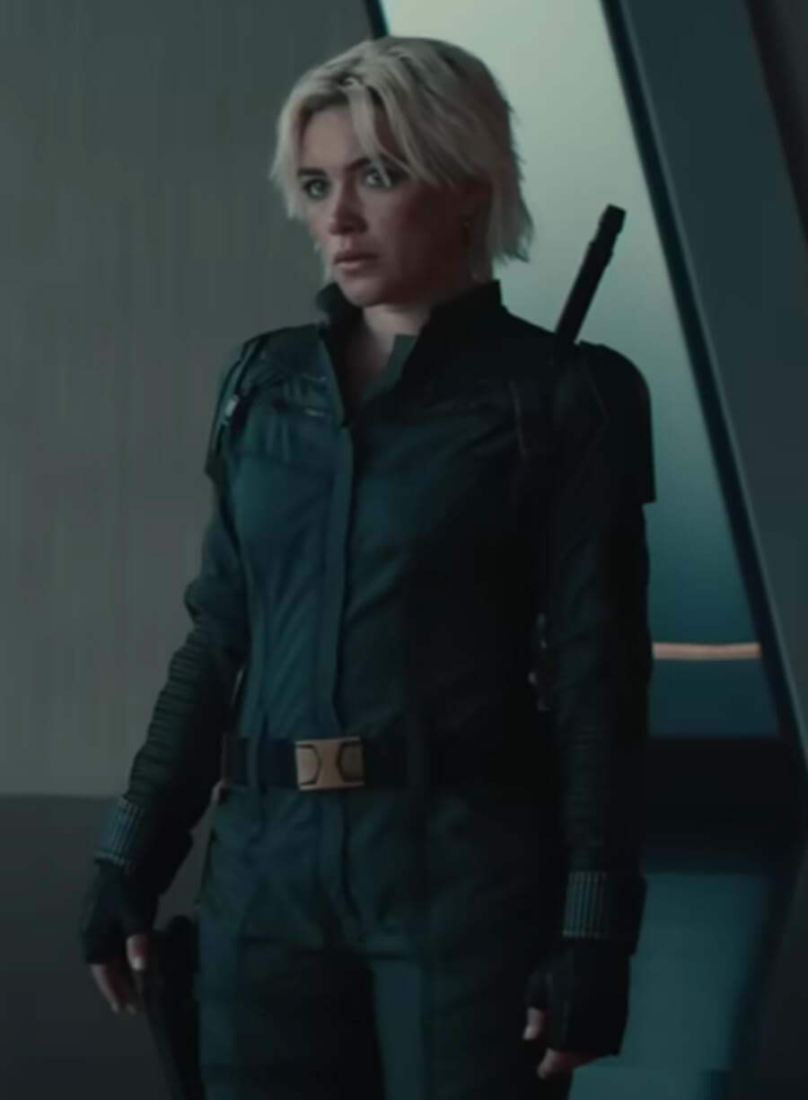 Black Widow Thunderbolts 2025 Black Jacket