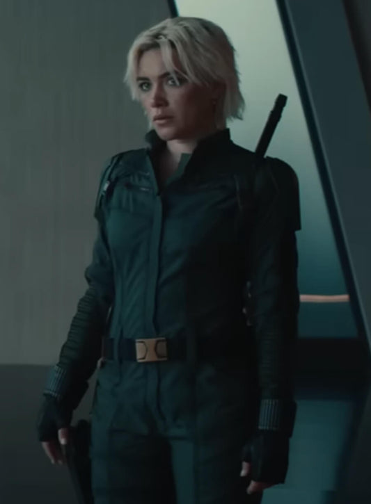 Black Widow Thunderbolts 2025 Black Jacket