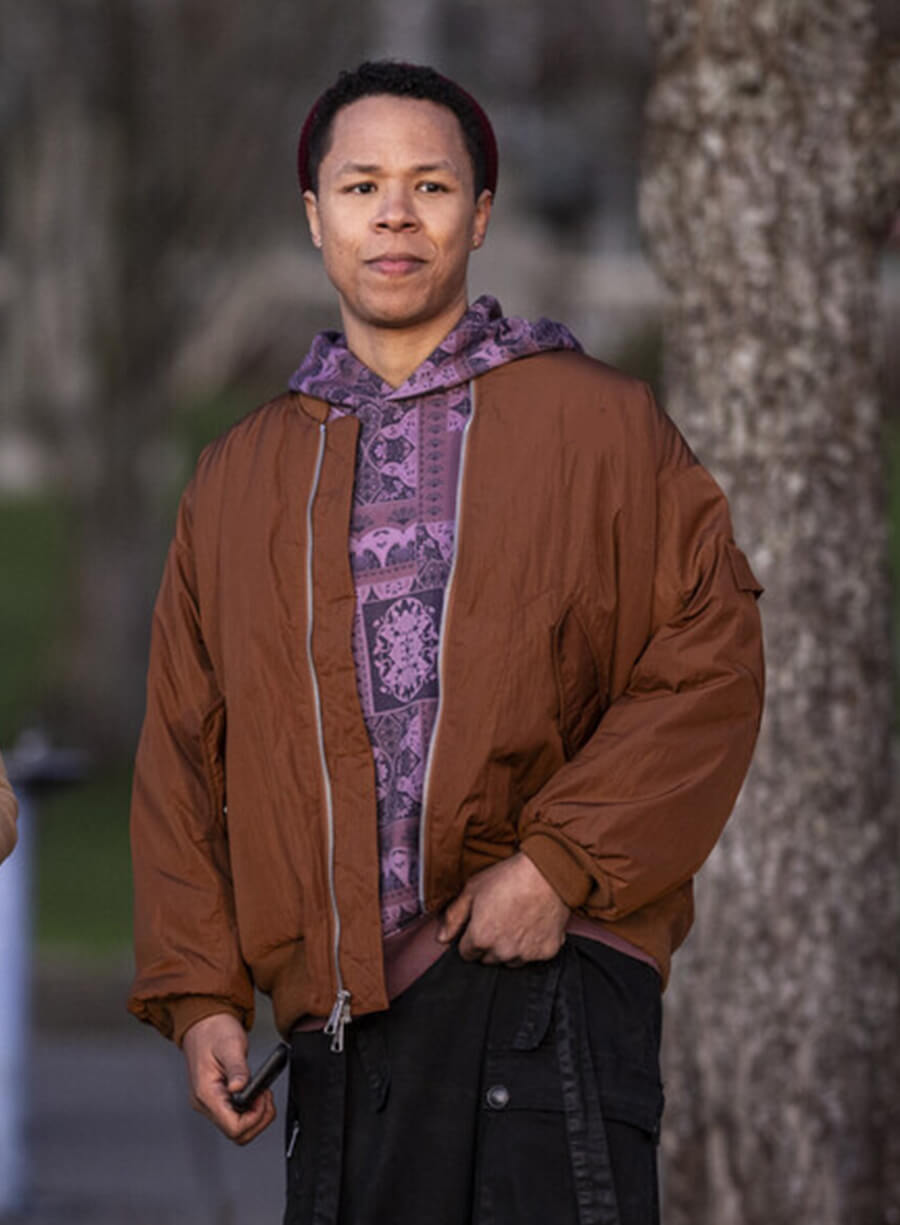 Bob Exley Tracker Brown Bomber Jacket