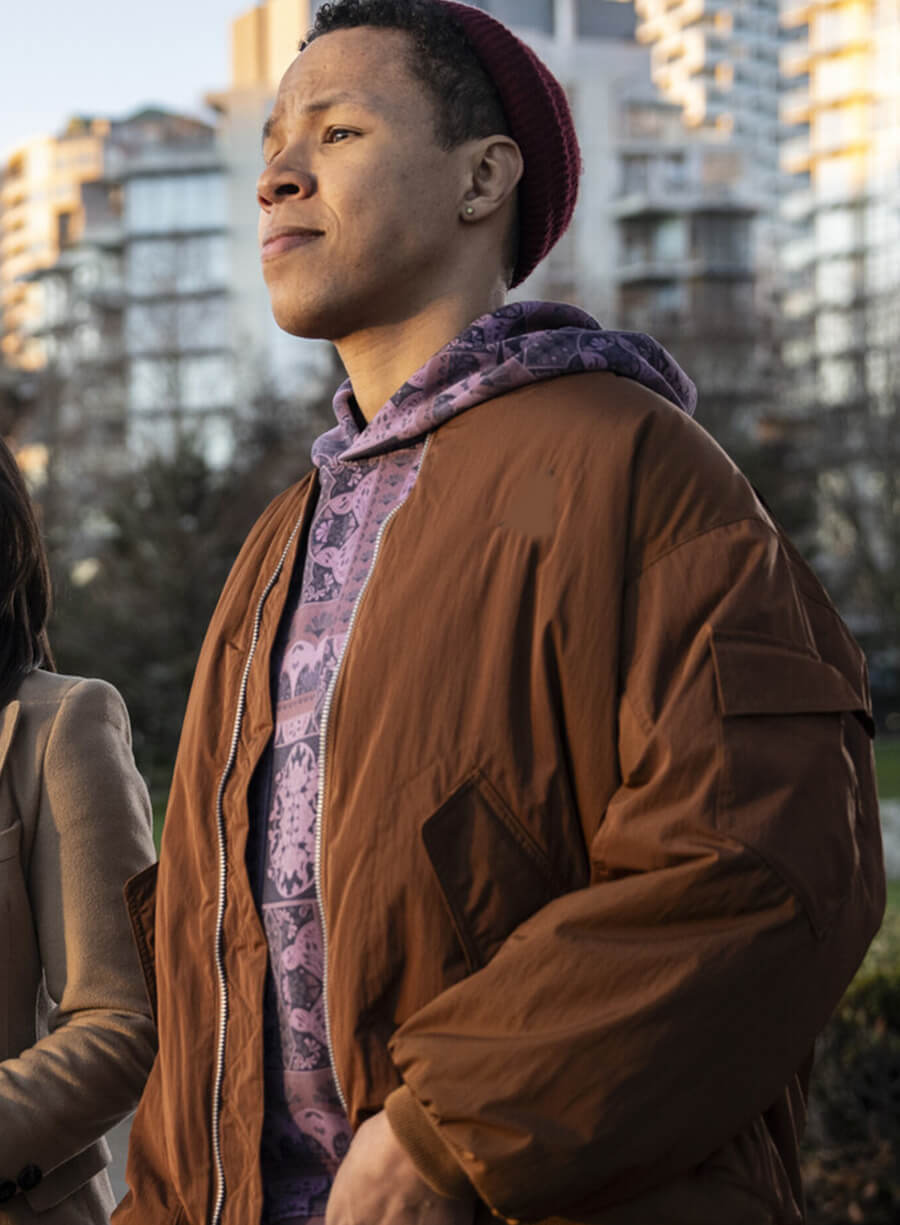 Bob Exley Tracker Brown Bomber Jacket