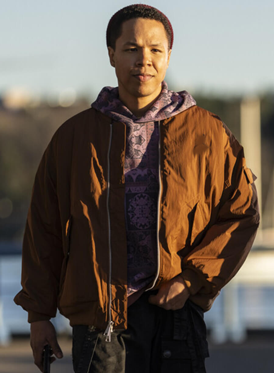 Bob Exley Tracker Brown Bomber Jacket
