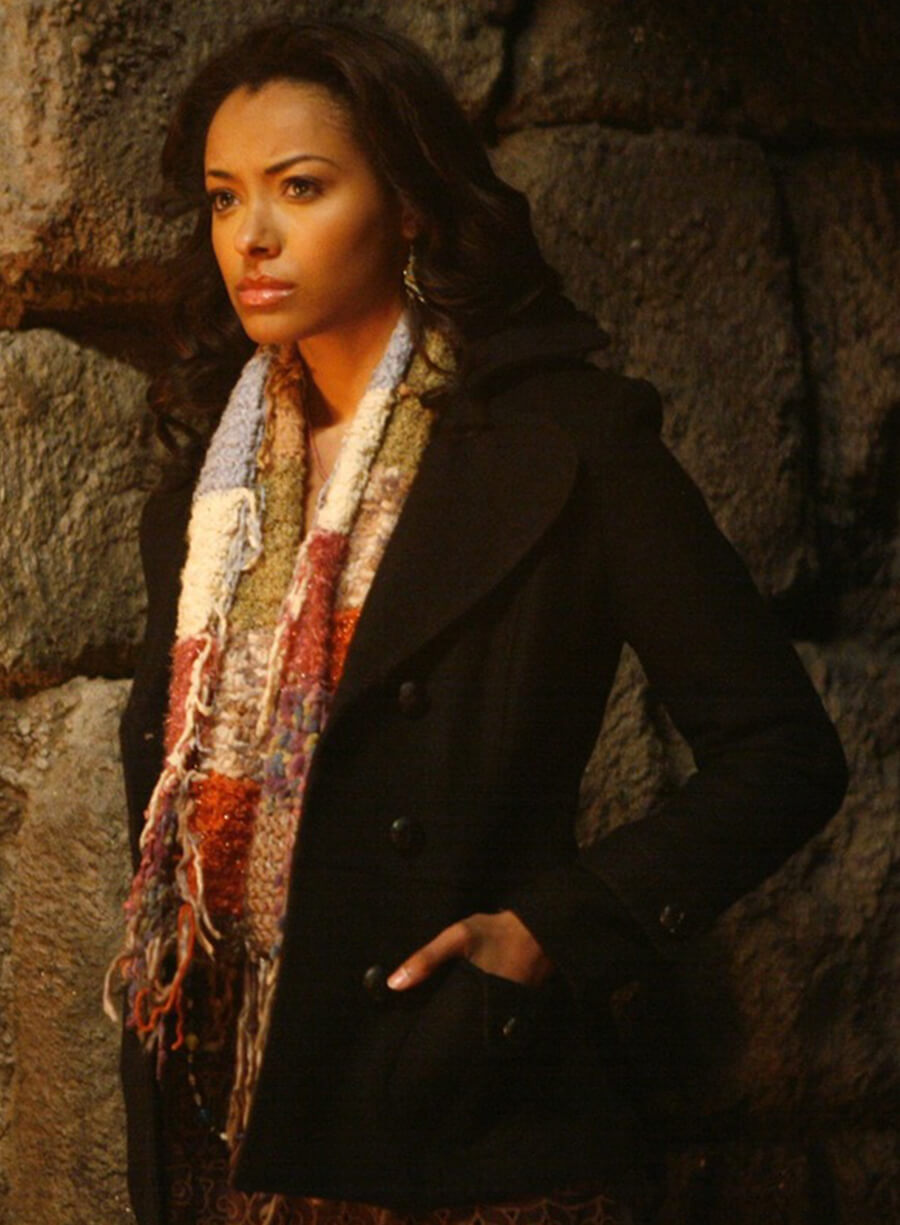 Bonnie Bennett The Vampire Diaries S01 Black Wool Jacket