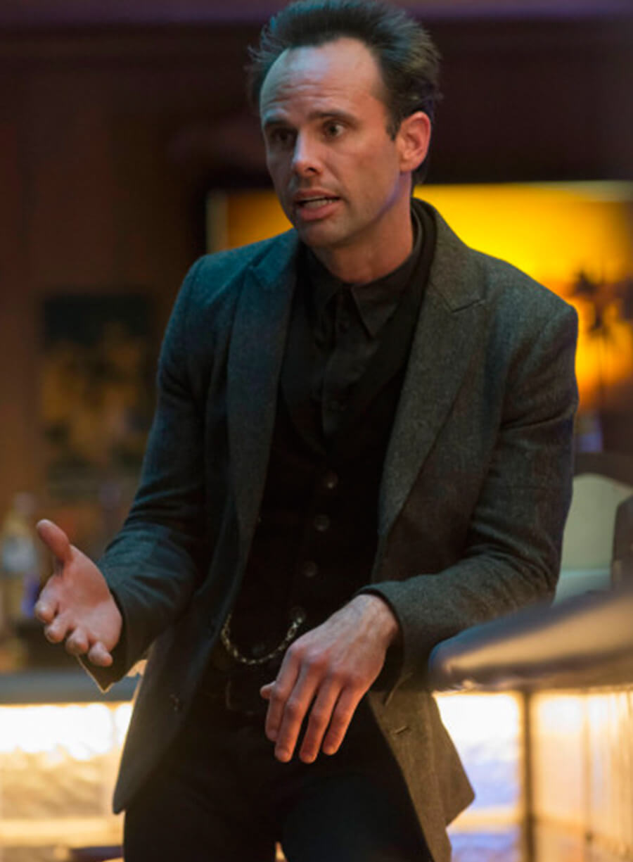 Boyd Crowder Justified Grey Wool Blazer