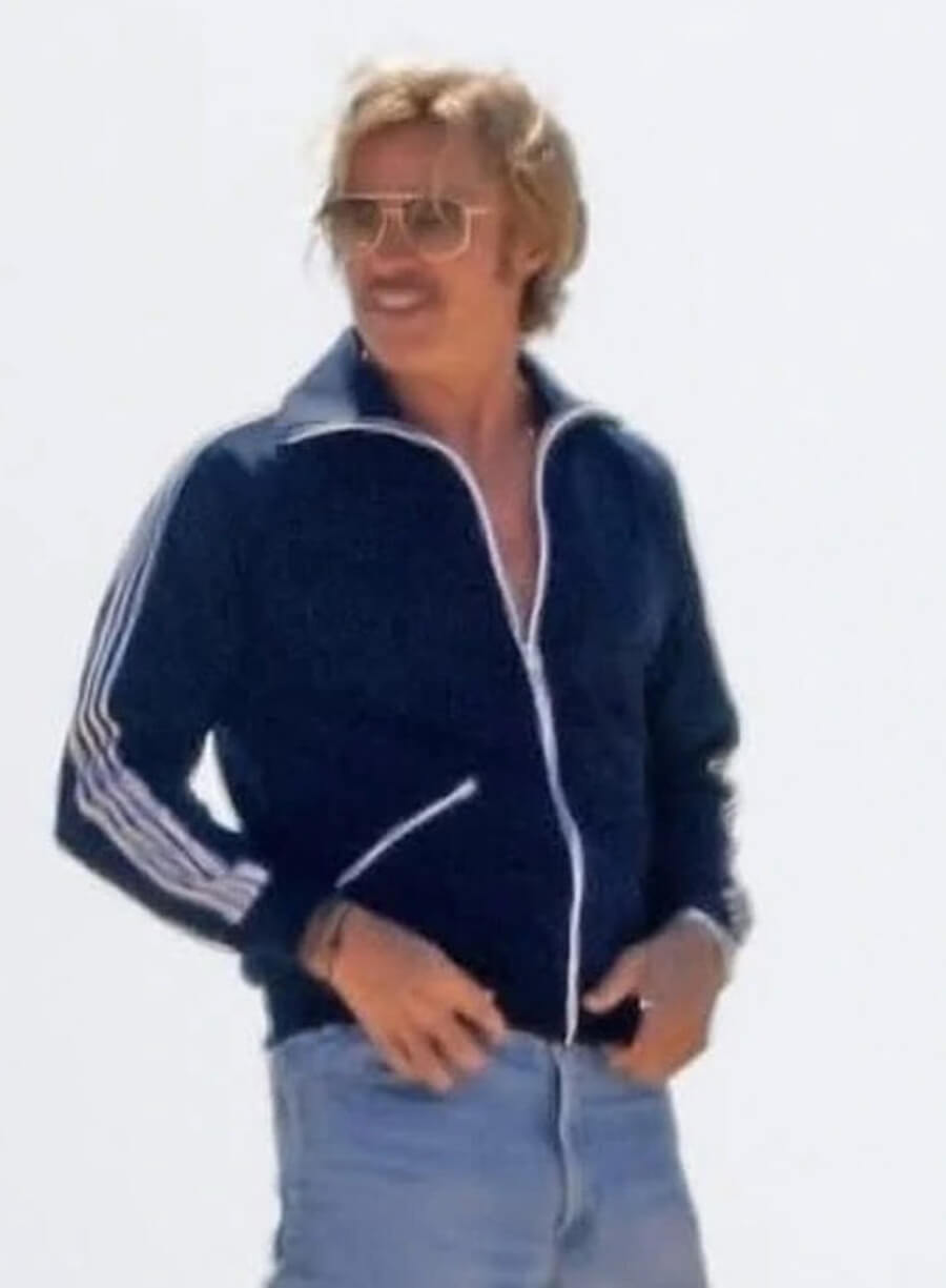 Brad Pitt The Adventures of Cliff Booth Track Jacket