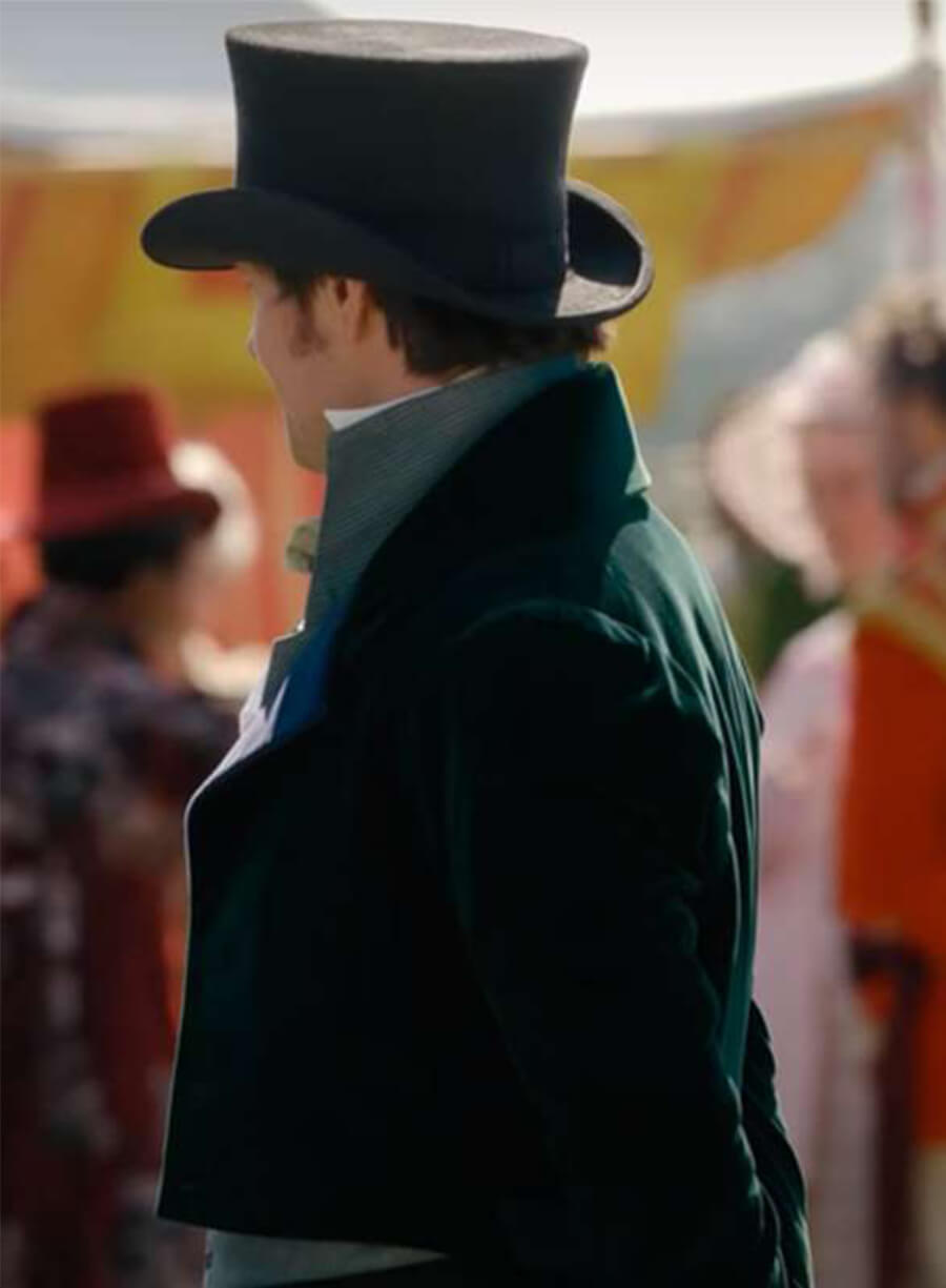 Bridgerton Anthony Bridgerton Green Tailcoat