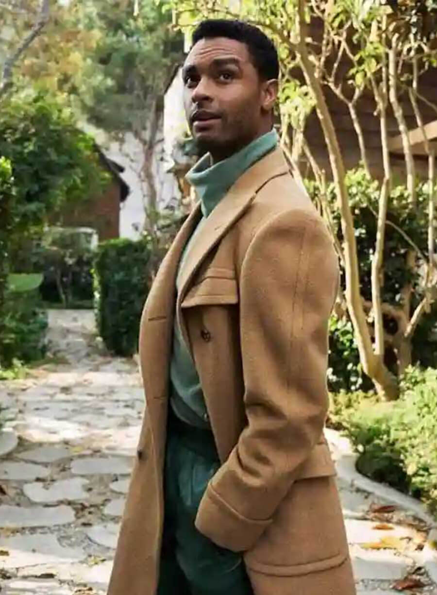 Bridgerton Simon Basset Beige Trench Coat