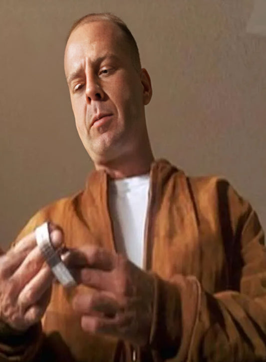 Bruce Willis Pulp Fiction Brown Bomber Jacket