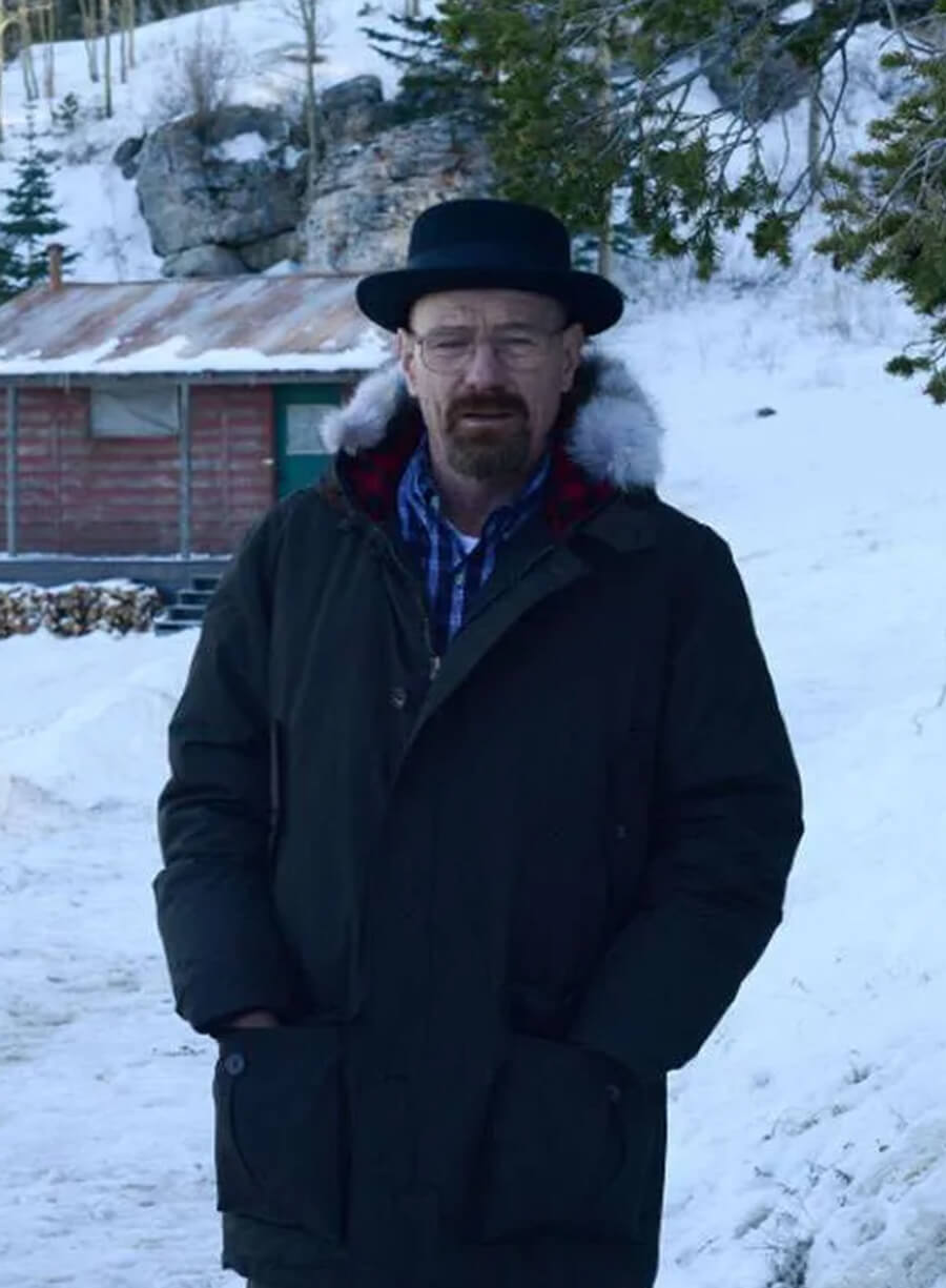 Bryan Cranston Breaking Bad Hooded Fur Jacket