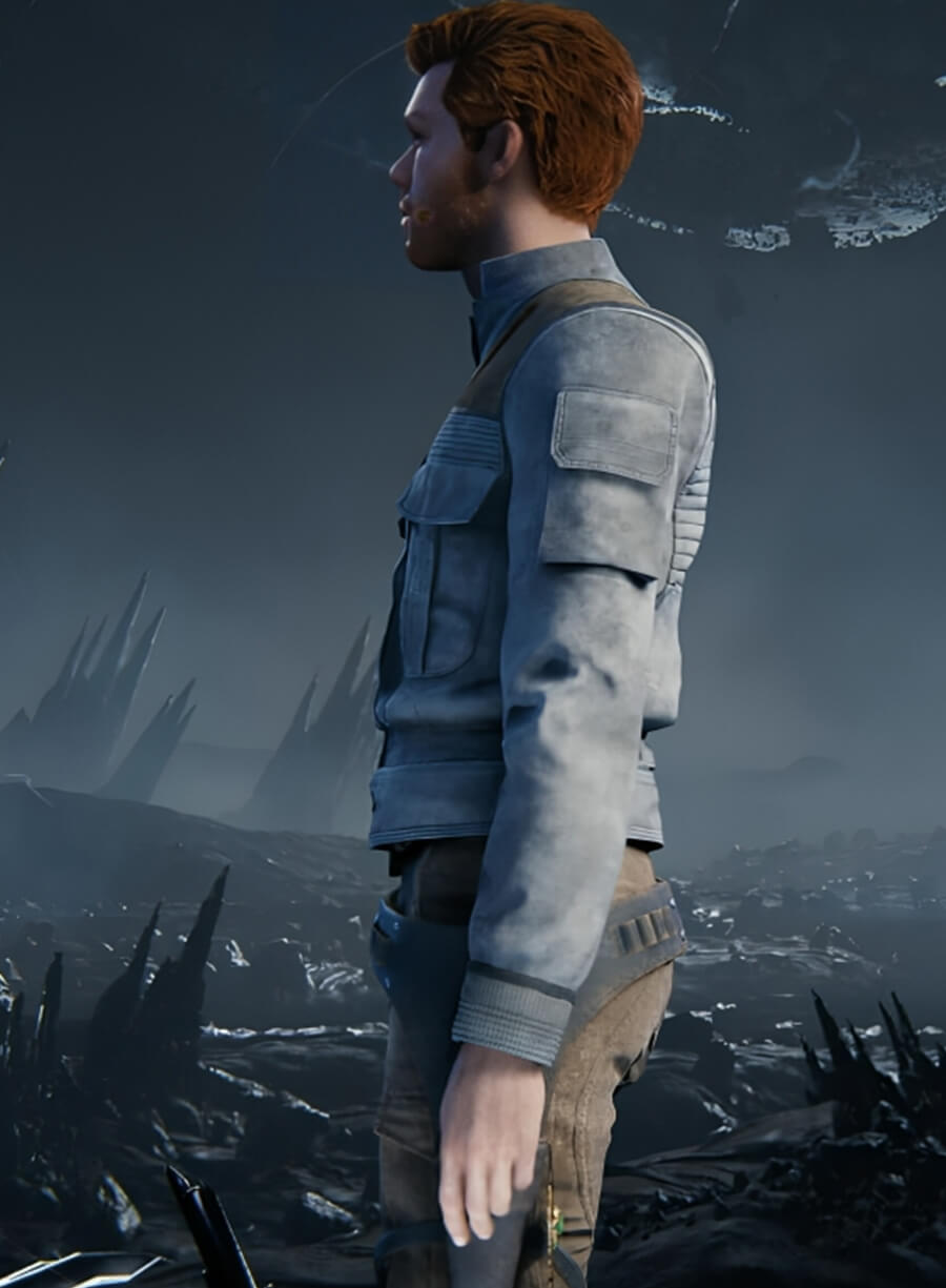 Cal Kestis Jedi Knight Blue Jacket