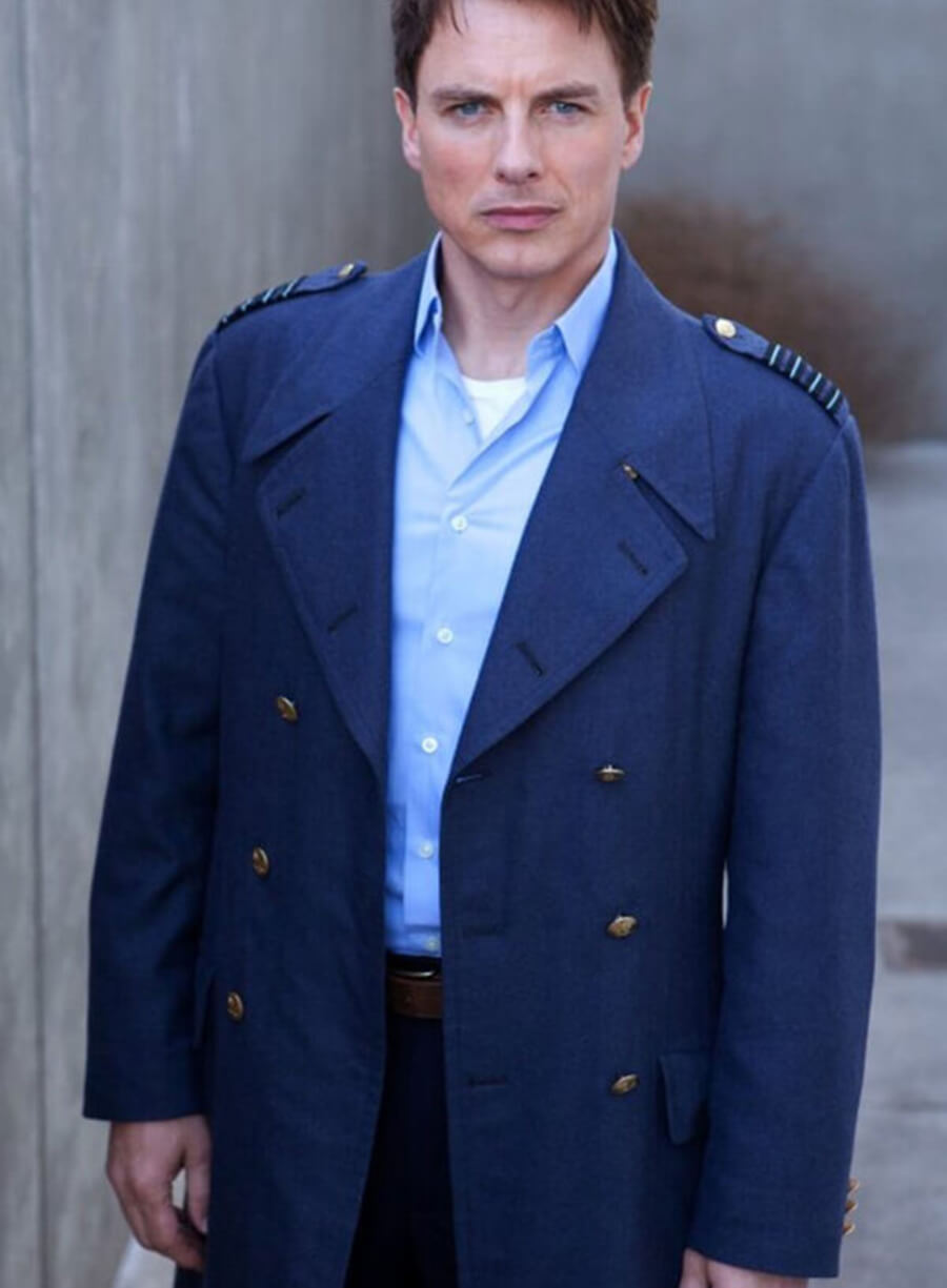 Captain Jack Harkness Torchwood Blue Long Coat