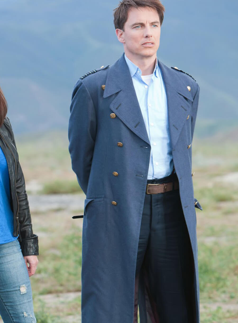Captain Jack Harkness Torchwood Blue Long Coat