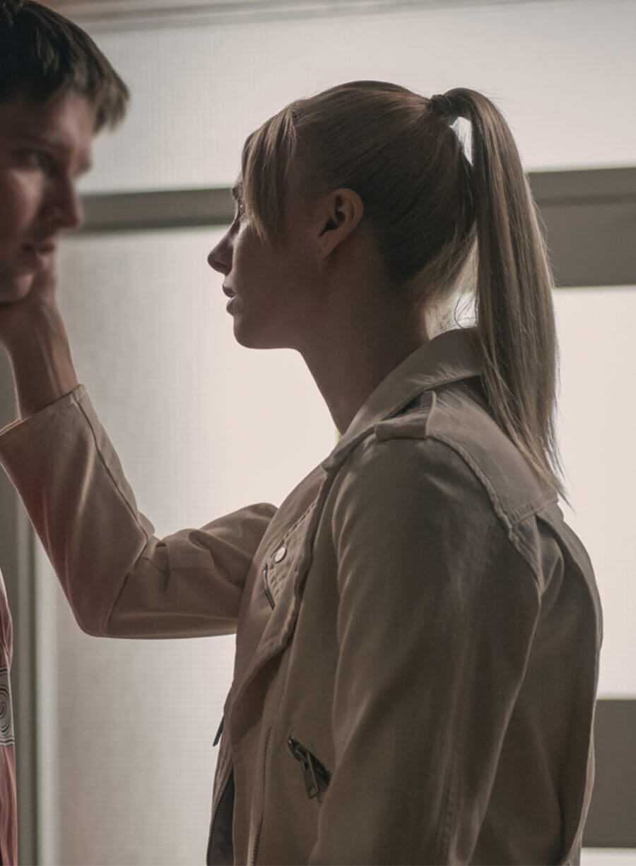 Cate Dunlap Gen V S01 Beige Biker Jacket