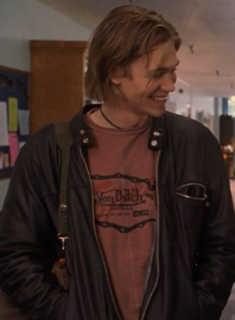 Chad Michael Murray Freakier Friday Black Leather Jacket