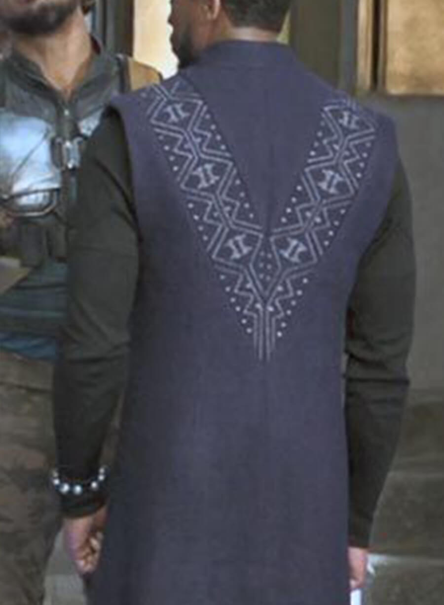 Chadwick Boseman T'Challa Black Panther Wool Coat