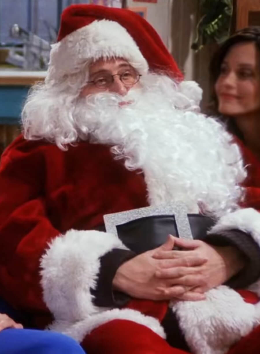 Chandler Bing Friends Red Santa Clause Jacket