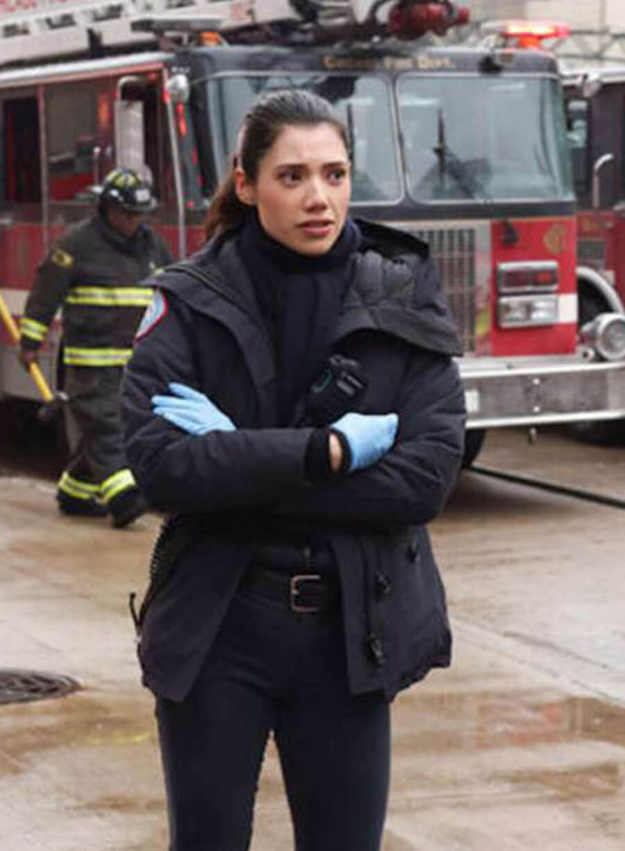 Chicago Fire S12 Violet Mikami Black Jacket