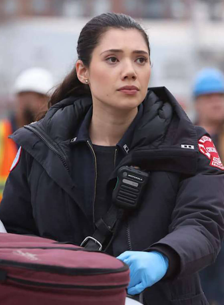 Chicago Fire S12 Violet Mikami Black Jacket