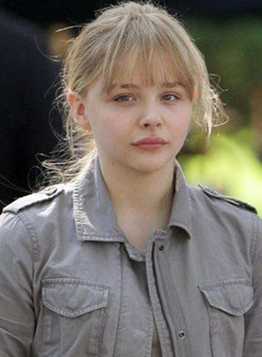 Chloë Grace Moretz Kick-Ass 2 Grey Jacket
