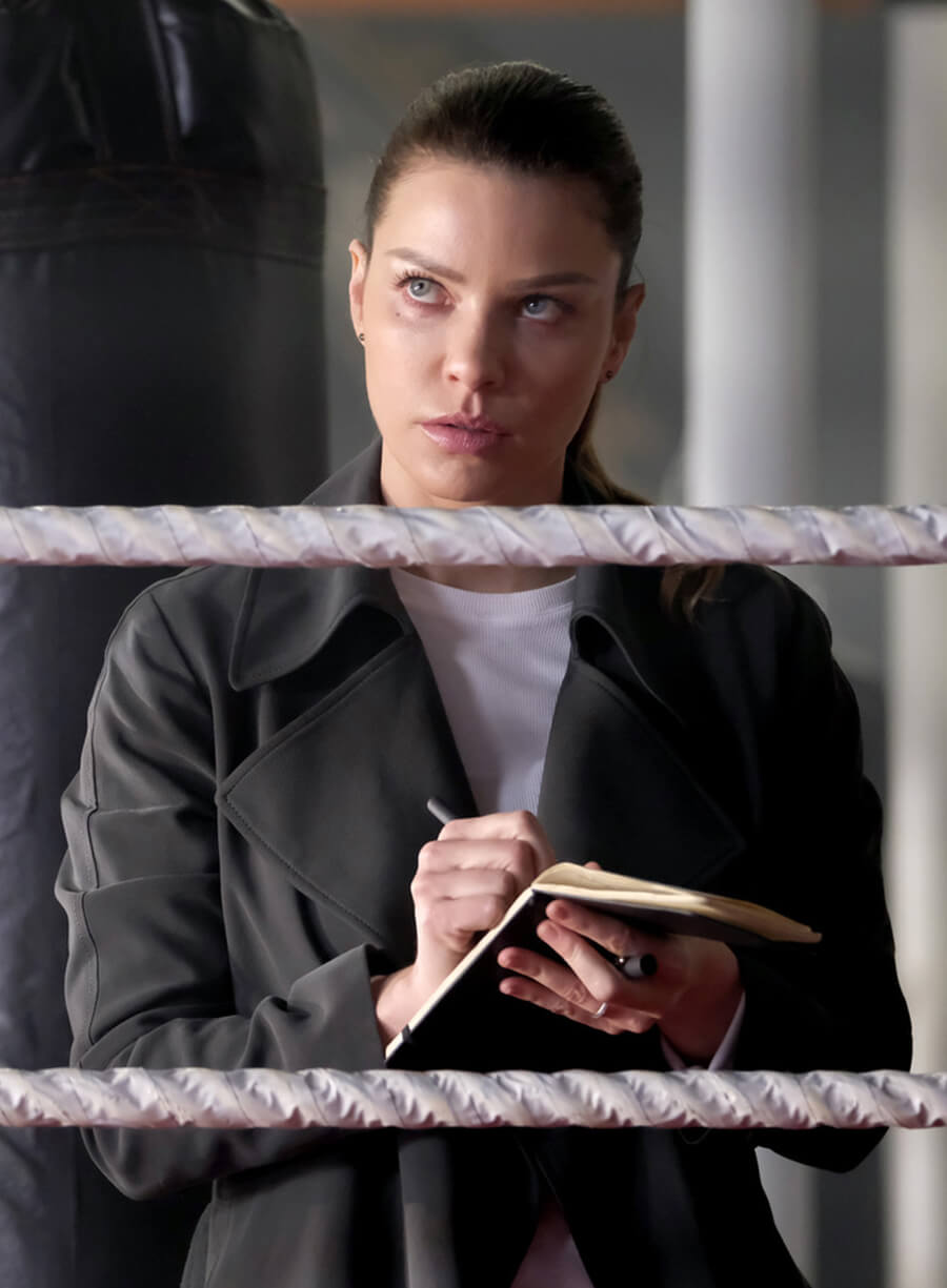 Chloe Decker Lucifer S03 Black Wool Coat
