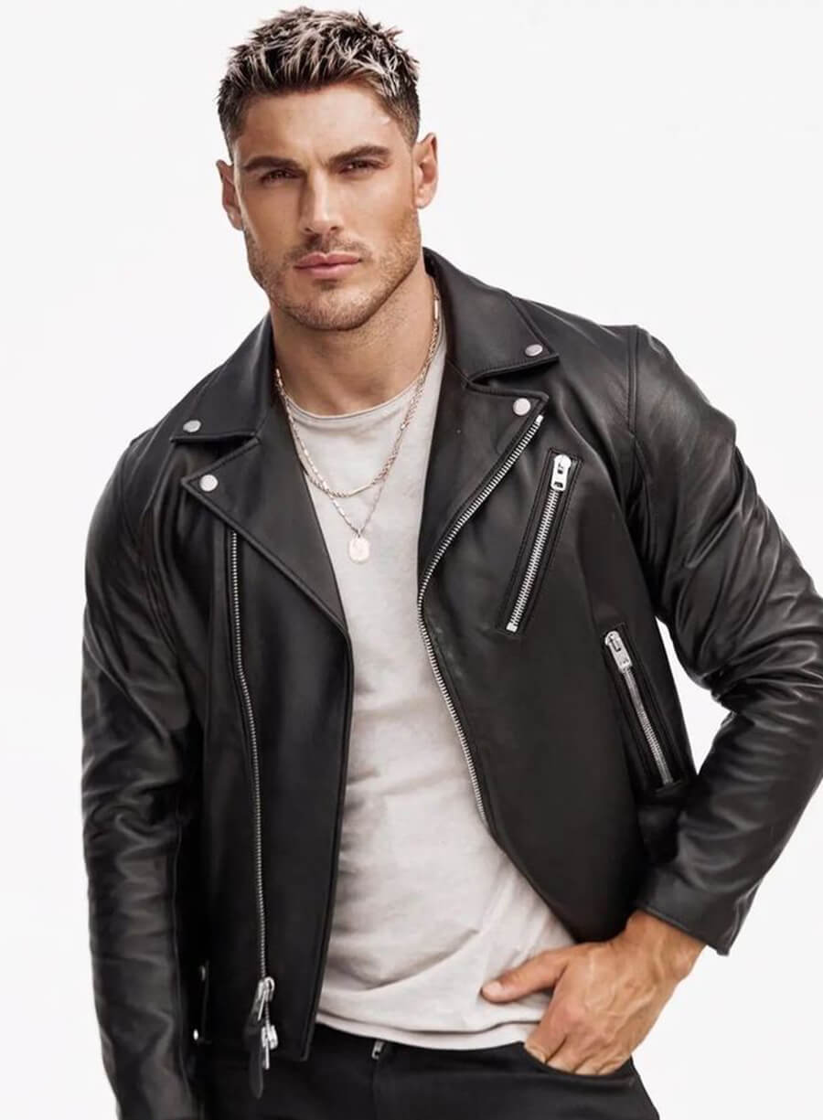 Chris Appleton Black Biker Jacket
