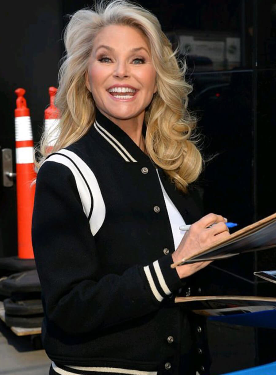 Christie Brinkley Black Wool Jacket