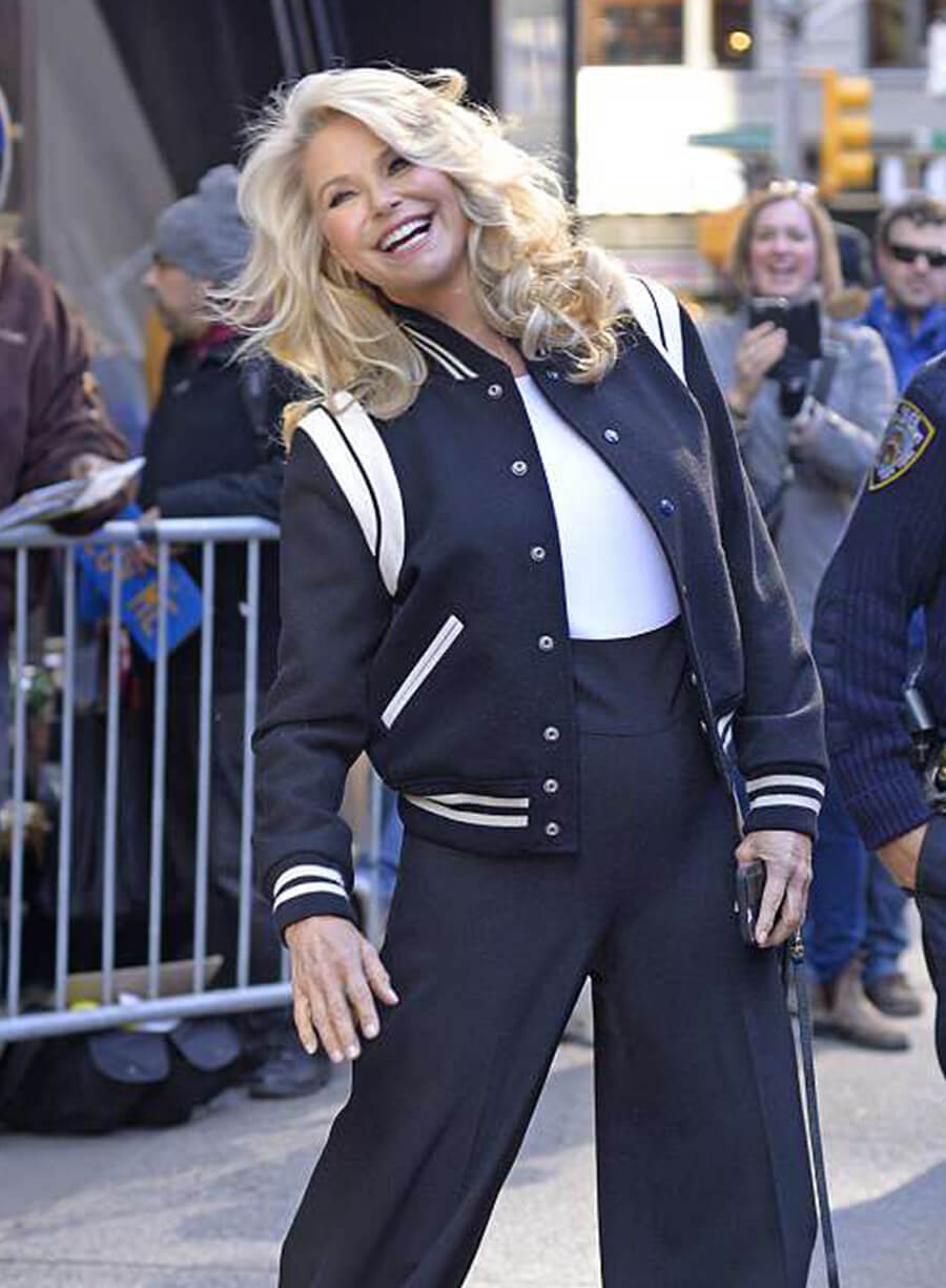 Christie Brinkley Black Wool Jacket