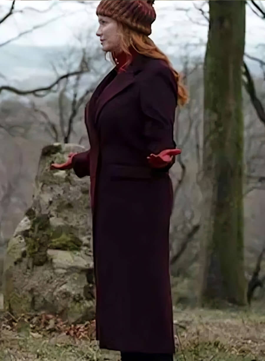Christina Hendricks Small Town Big Story 2025 Trench Coat