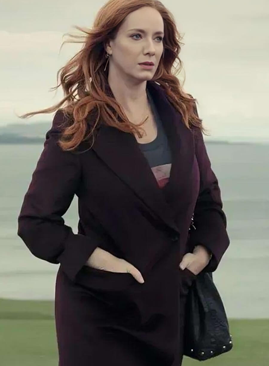 Christina Hendricks Small Town Big Story 2025 Trench Coat
