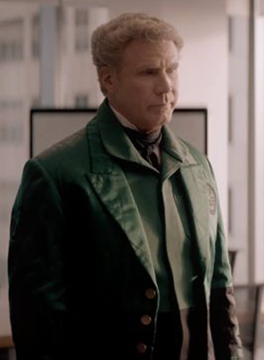Christmas Present Spirited Green Coat