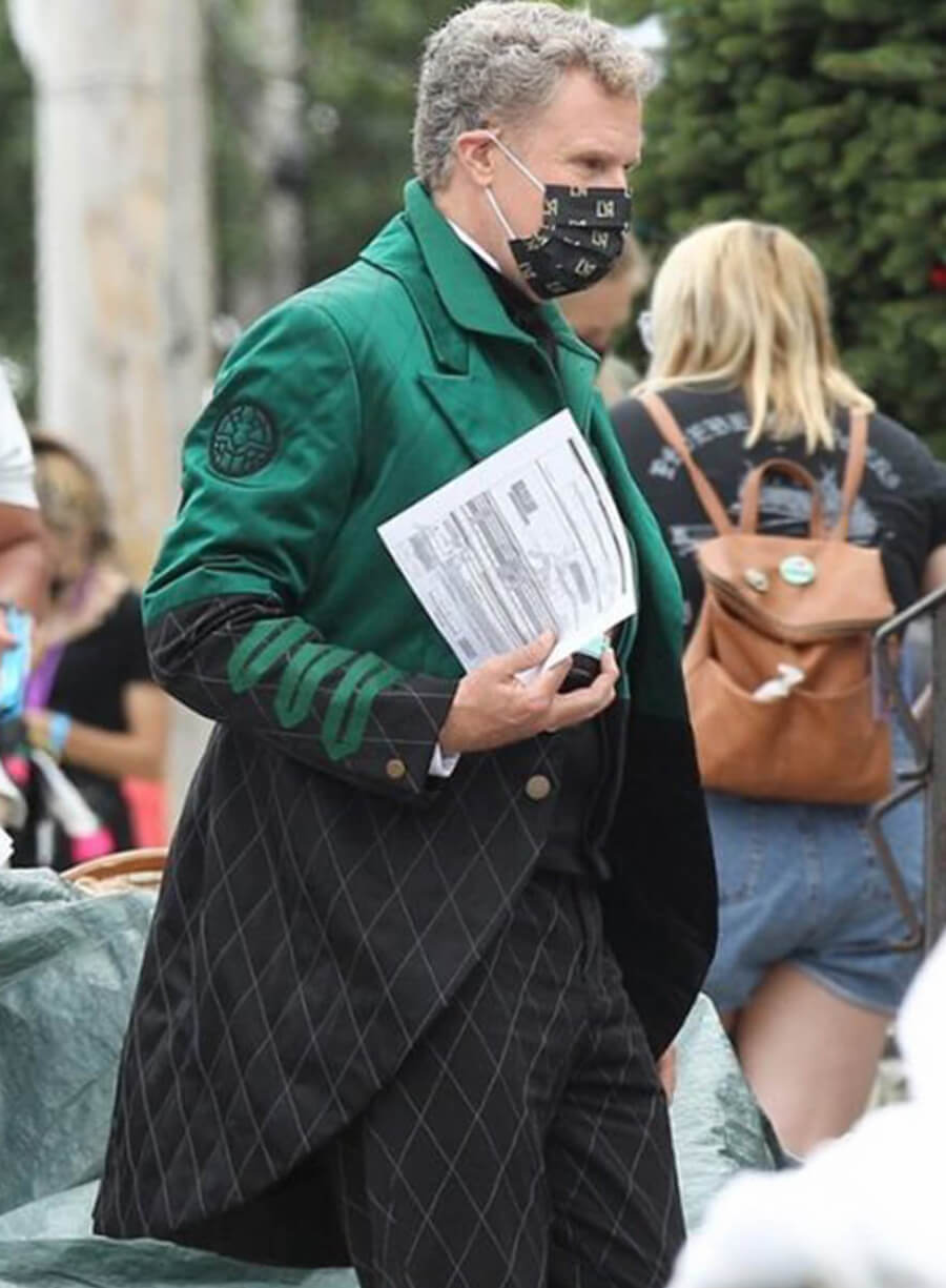 Christmas Present Spirited Green Coat