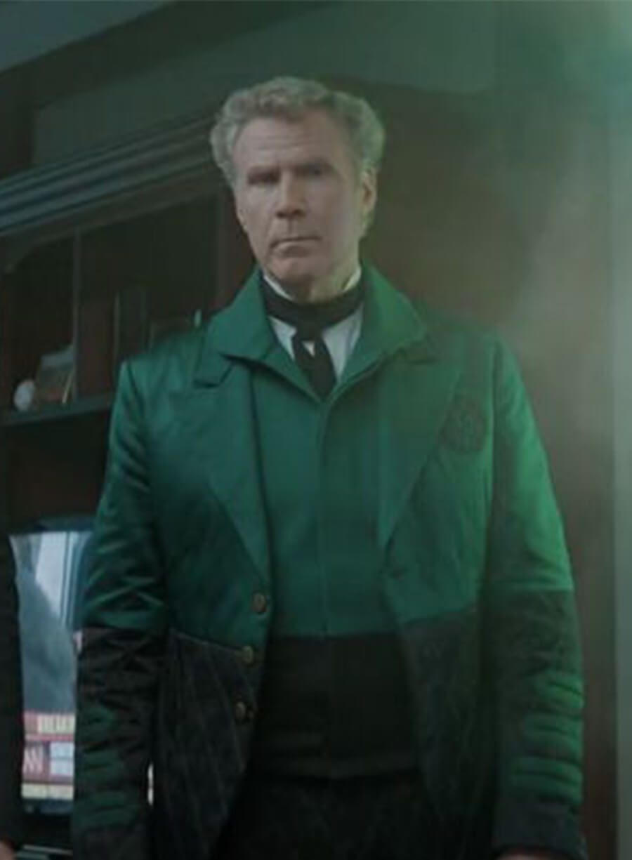 Christmas Present Spirited Green Coat