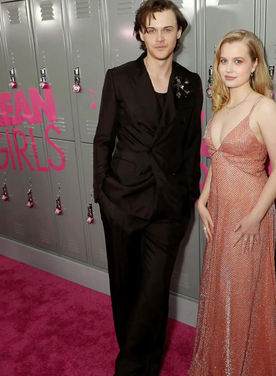 Christopher Briney Mean Girls 2024 Premiere Black Suit