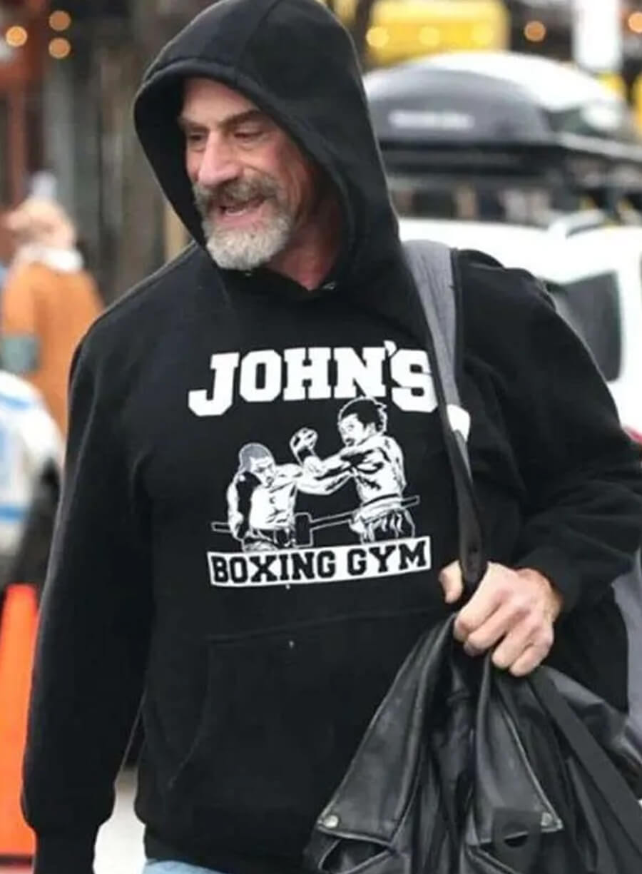 Christopher Meloni Law & Order Organized Crime Black Hoodie