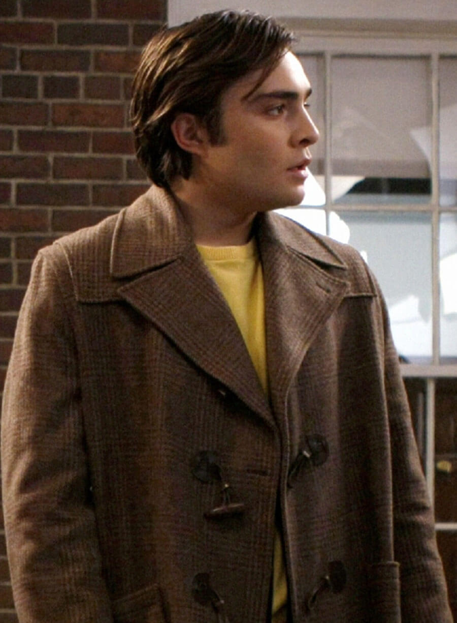 Chuck Bass Gossip Girls Brown Coat