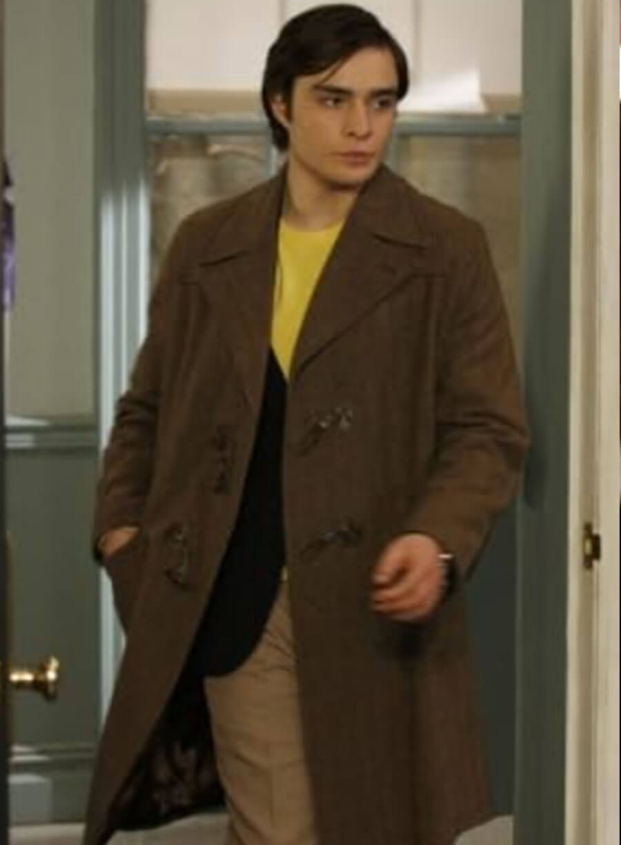 Chuck Bass Gossip Girls Brown Coat