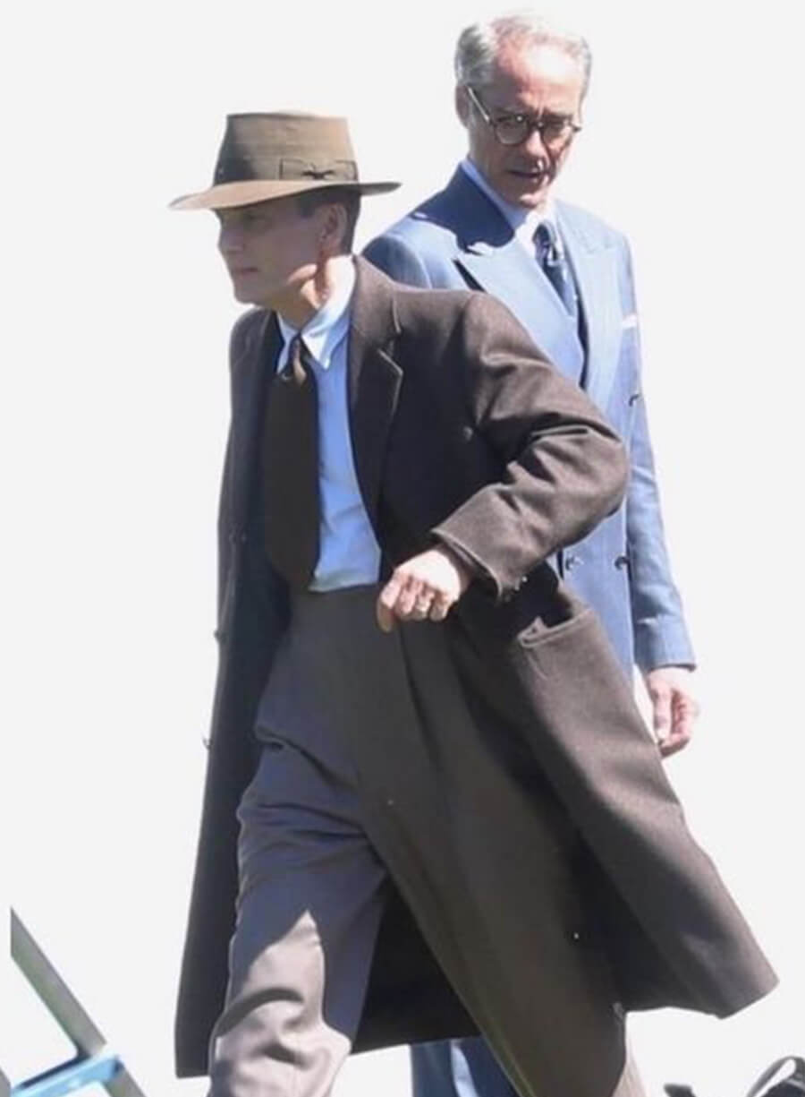 Cillian Murphy Oppenheimer Brown Coat