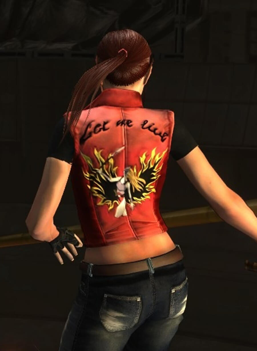 Claire Redfield Resident Evil Code Veronica Leather Vest